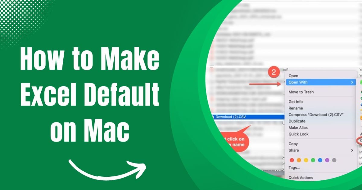 Excel Default on Mac
