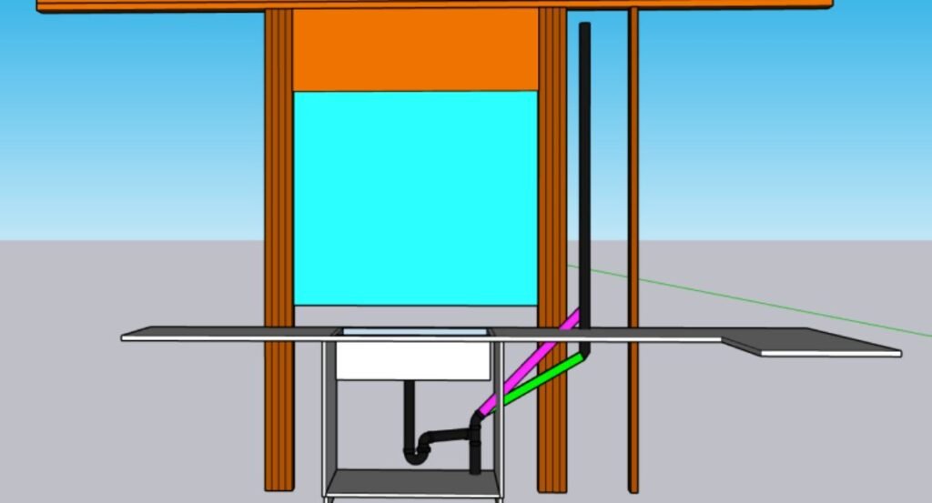 How to Vent a Kitchen Sink Under a Window: 